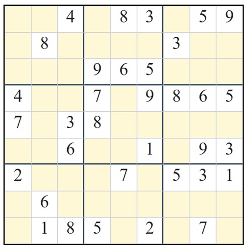 Bàn sudoku cấp độ khó